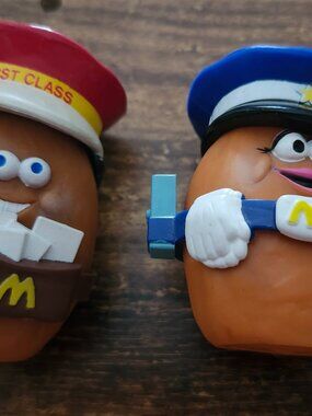2x 1988 McDonald's McNugget Buddies - Happy Meal Toys **USED**
